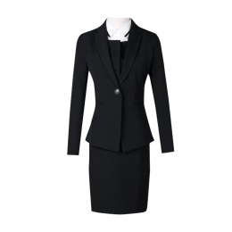 SKCS003 Order Professional Suit Suit Skirt Supply Business Flight Attendant Uniform Sleeveless Vest Dress OL Suit Skirt Three-Piece Set SKCS003 Order Professional Suit Suit Skirt Supply Business Flight Attendant Uniform Sleeveless Vest Dress OL Suit Skirt Three-Piece Set